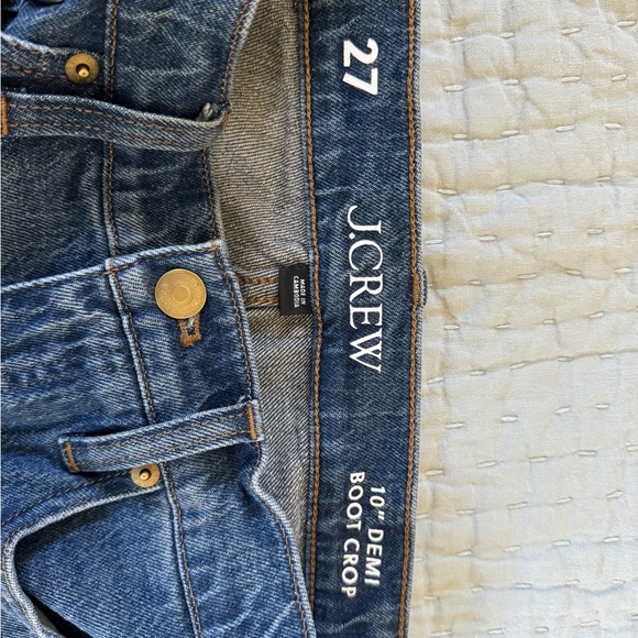J. Crew 10” Demi-Boot Crop Jean in Marion Wash NWOT 27 - Picture 4 of 5